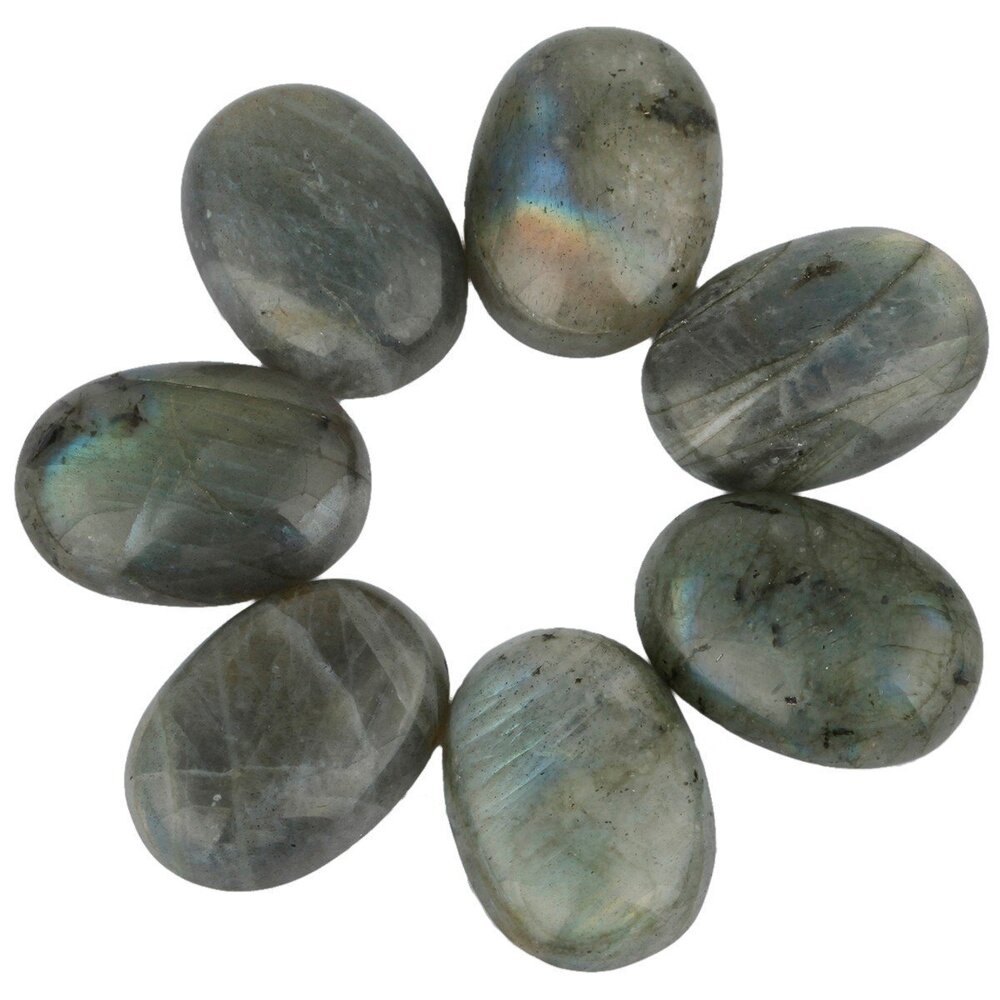 4917 Labradorite Cabochons CAB for Jewelry Making,18x25mm,Pack of 10